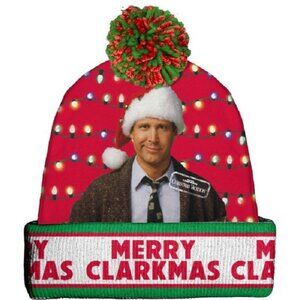 New Christmas Vacation Beanie Hat Adult Winter One Size NIP Clack Griswold Movie